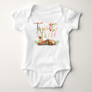 TUTU ONSIE OUTFIT Two-tti Frutti Birthday Party Baby Bodysuit