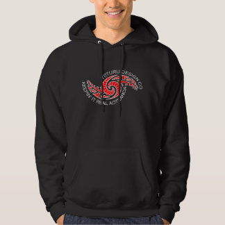 Tuturu Original  Hoodie or Tee - Red on Black