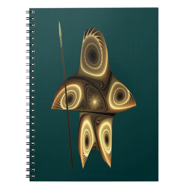 Tuvaaq - Fractal Inuit Hunter Notebook (Front)