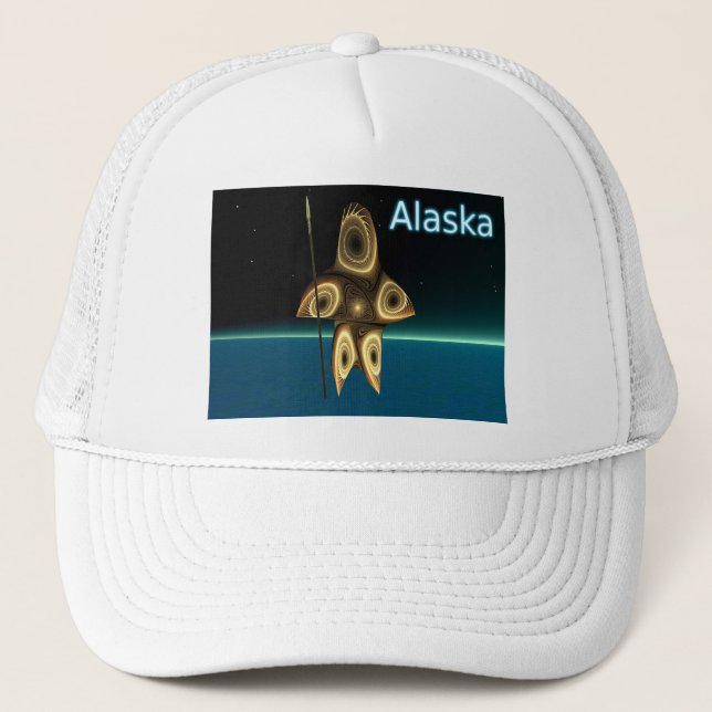 Tuvaaq - Fractal Inuit Hunter Trucker Hat (Front)