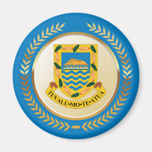 Tuvalu Coat of Arms Magnet