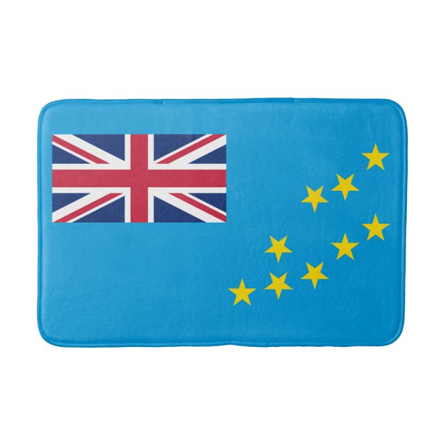 Tuvalu Flag Bath Mat (Front)