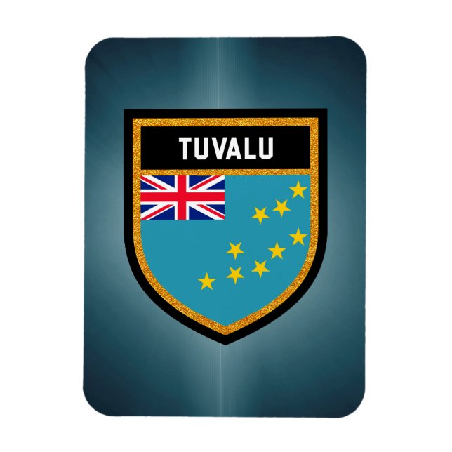Tuvalu Flag Magnet (Vertical)