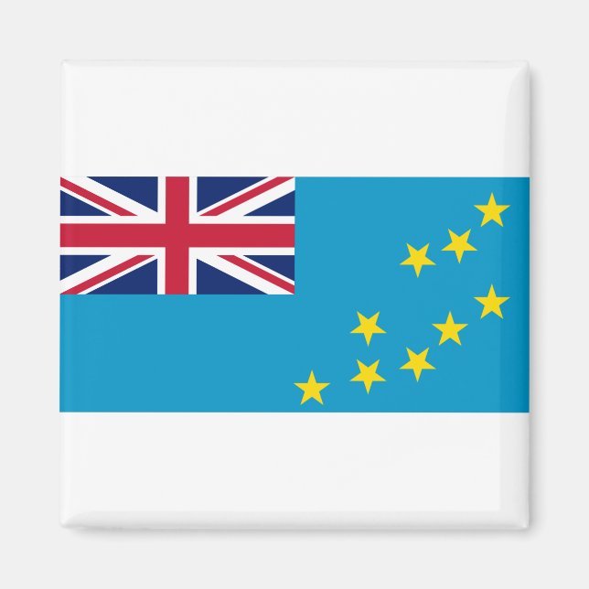 Tuvalu Flag Magnet (Front)