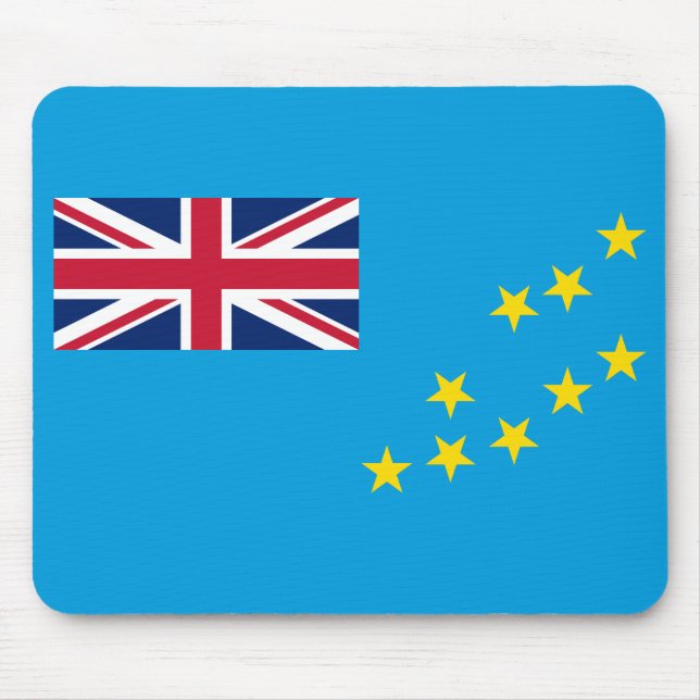 Tuvalu Flag Mouse Mat (Front)