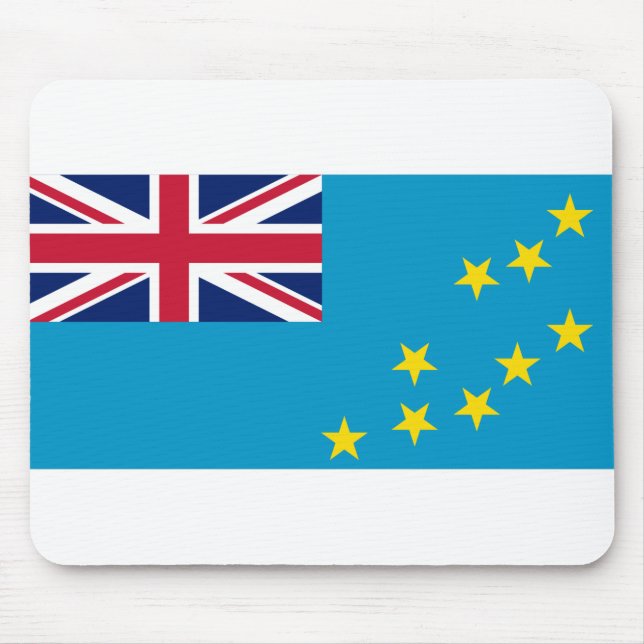 Tuvalu Flag Mouse Mat (Front)