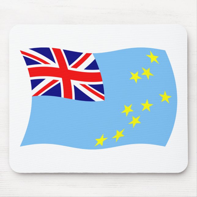 Tuvalu Flag Mousepad (Front)