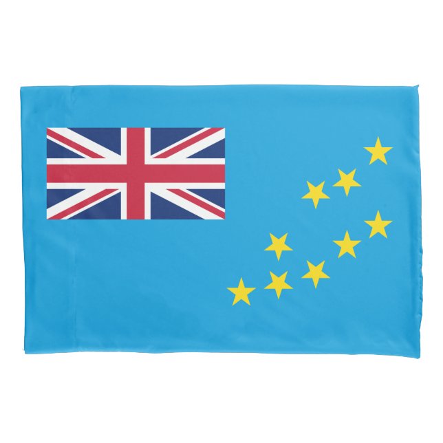 Tuvalu Flag Pillowcase (Front)