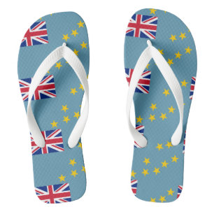TUVALU FLAG --.png Flip Flops