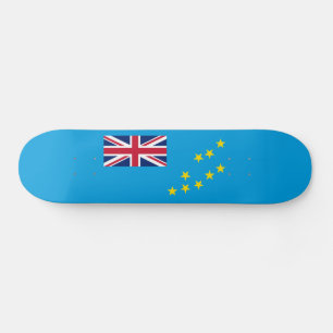 Tuvalu Flag Skateboard