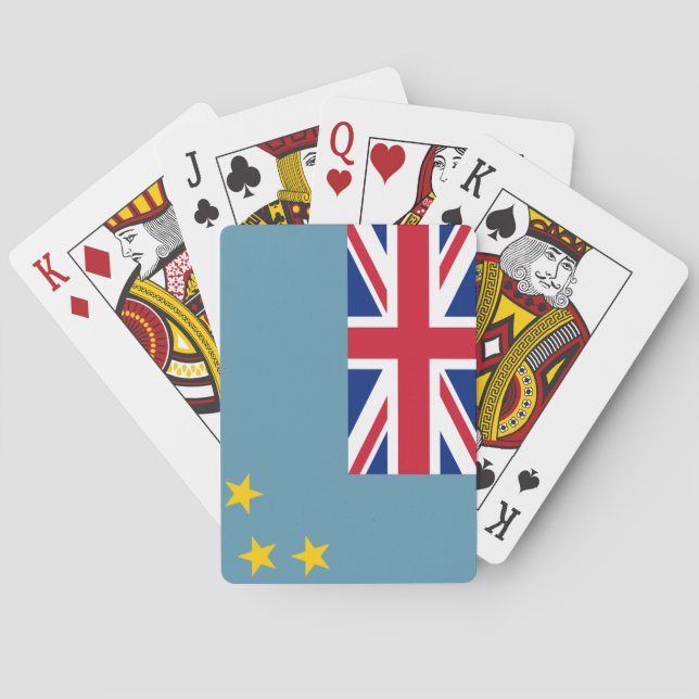 Tuvalu (Tuvaluan) Flag Playing Cards (Back)