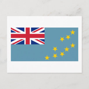 Tuvalu (Tuvaluan) Flag Postcard