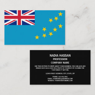 Tuvaluan Flag, Flag of Tuvalu Business Card