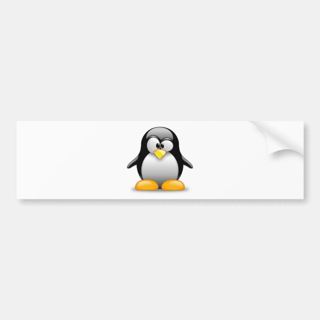 tux-1531289_640 bumper sticker (Front)
