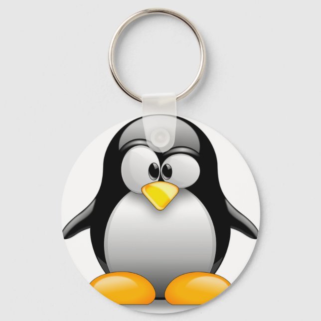 tux-1531289_640 key ring (Front)