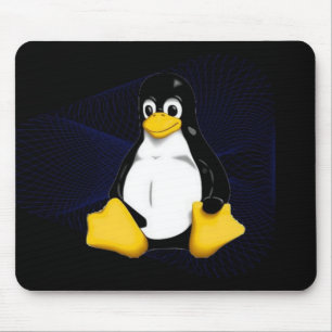 TUX Blue Sobel Mouse Mat