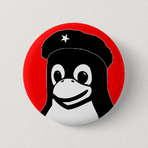 Tux Guevara 6 Cm Round Badge