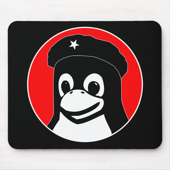 Tux Guevara Mouse Mat (Front)