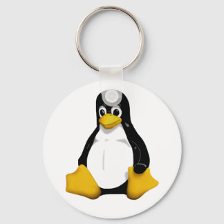 Tux Key Ring