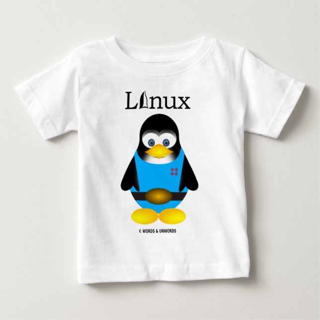 Tux (Linux) Baby T-Shirt (Front)