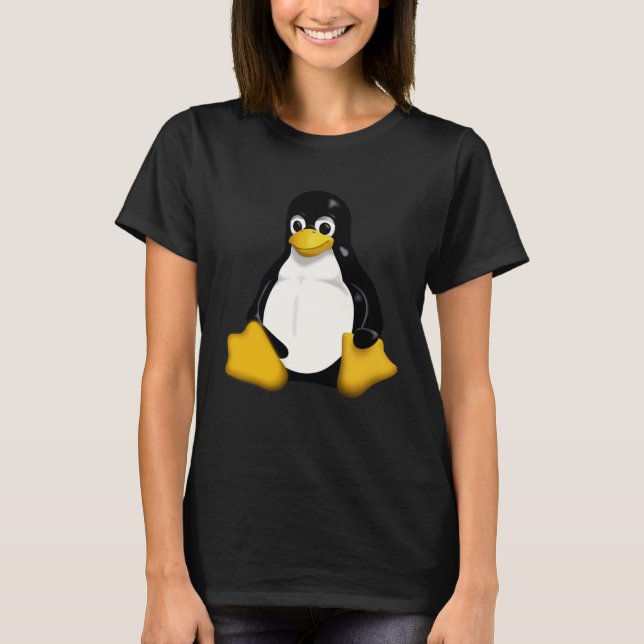 Tux Linux Penguin T-Shirt (Front)