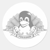 Tux Penguin - (Linux, Open Source, Copyleft, FSF)