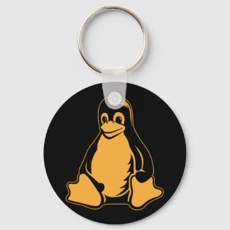 Tux Penguin - (Linux, Open Source, Copyleft, FSF) Key Ring