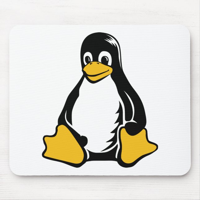 Tux Penguin - (Linux, Open Source, Copyleft, FSF) Mouse Mat (Front)