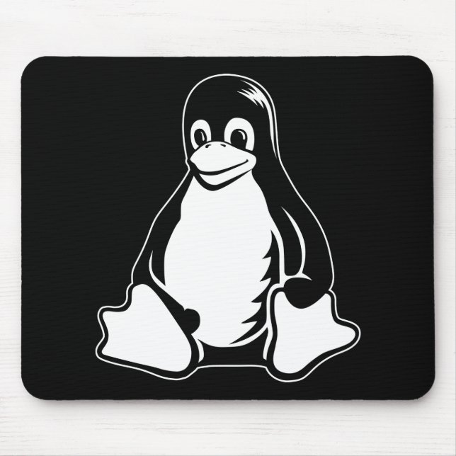 Tux Penguin - (Linux, Open Source, Copyleft, FSF) Mouse Mat (Front)