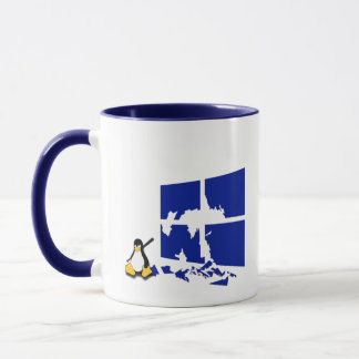 Tux the Linux Penguin Gets Mediaeval Mug
