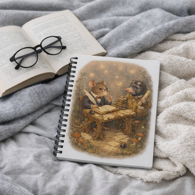 Tux & Twitch Woodland Writing Desk Notebook (Creator Uploaded)