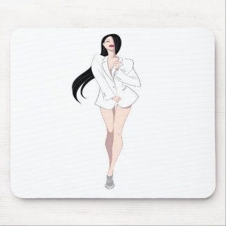 Tux White Mousepad