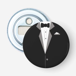 Tuxedo Art Bottle Opener