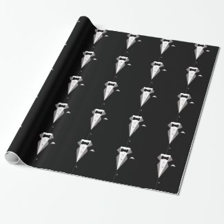 Tuxedo Art Wrapping Paper