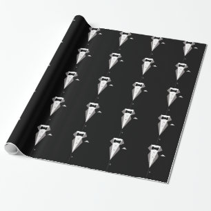 Tuxedo Art Wrapping Paper