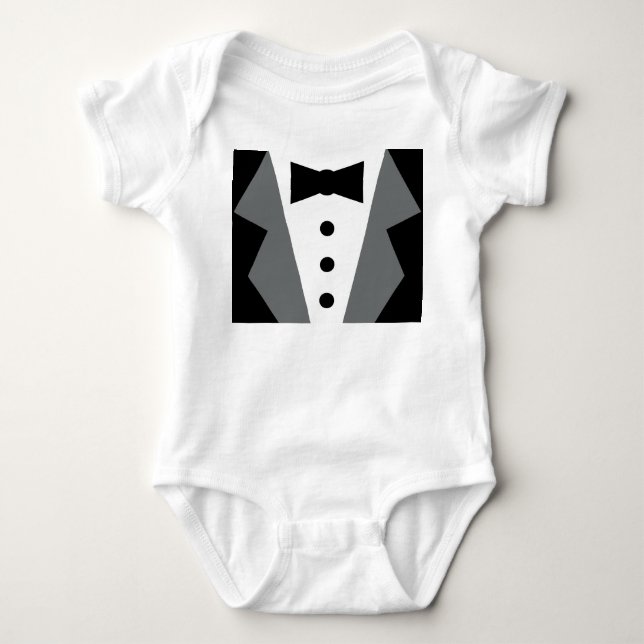 Tuxedo Baby Bodysuit (Front)