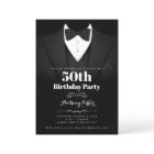 Tuxedo Birthday Invitation
