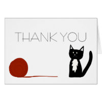 Cat Thank You Cards & Invitations | Zazzle.co.uk