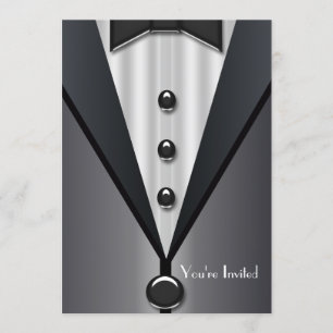 Tuxedo Black Tie Formal Event Invitation