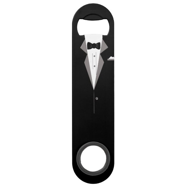 Tuxedo Bottle Opener (Front)