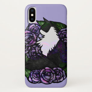 Tuxedo Cat Black and white kitty cats              iPhone X Case