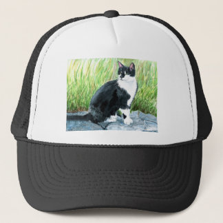 Tuxedo Cat Cap