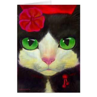 TUXEDO CAT CARD