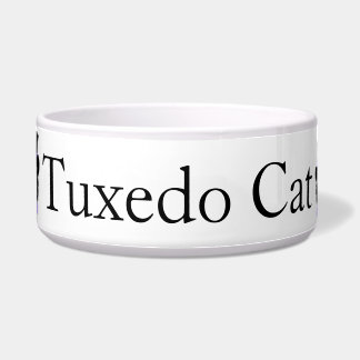 Tuxedo Cat Cat Bowl