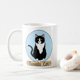Tuxedo Cat Coffee Mug