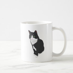 Tuxedo Cat Coffee Mug