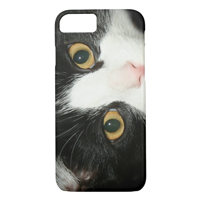 Tuxedo cat face Case-Mate iPhone case (Back)