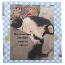 Tuxedo Cat Funny Quote Black and White Cats Girls