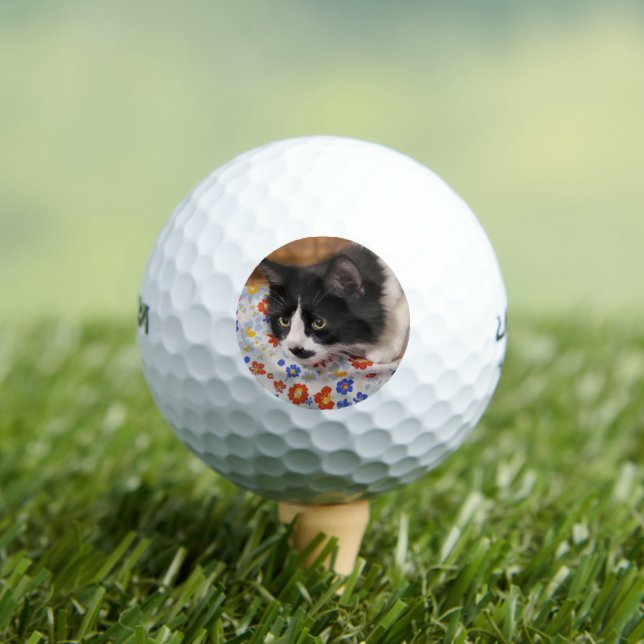 Tuxedo Cat  Golf Balls (Insitu Tee)