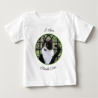 Tuxedo Cat in Window Painting Original Animal Art
